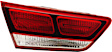 Driver and Passenger Side, Inner Tail Lights, with Bulbs, Halogen, Mounts On Liftgate, USA Built Vehicle