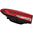 Driver and Passenger Side Halogen Tail Light, With bulb(s), OE Replacement