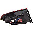 Driver and Passenger Side Halogen Tail Light, With bulb(s), OE Replacement