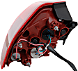 Driver and Passenger Side, Outer Halogen Tail Light, With bulb(s), OE Replacement, CAPA Certified