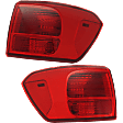2017 Kia Sedona - Driver and Passenger Side, Outer Halogen Tail Light, With bulb(s), Mounts on Body, OE Replacement