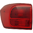 2017 Kia Sedona - Driver and Passenger Side, Outer Halogen Tail Light, With bulb(s), Mounts on Body, OE Replacement