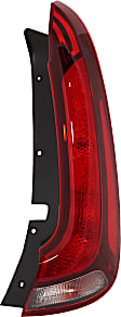 Driver and Passenger Side, Outer Tail Lights, with Bulbs, Halogen, CAPA Certified