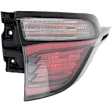 Driver and Passenger Side, Outer LED Tail Light, With bulb(s), OE Replacement, CAPA Certified