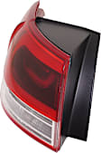2017 Kia Sorento - Driver Side, Inner And Outer Inner-Halogen, Outer-LED Tail Light, With bulb(s), Mounts on Body, OE Replacement