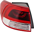 2017 Kia Sorento - Driver Side, Inner And Outer Inner-Halogen, Outer-LED Tail Light, With bulb(s), Mounts on Body, OE Replacement
