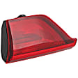 Driver and Passenger Side, Inner Tail Lights, with Bulb, Halogen, Mounts On Liftgate, CAPA Certified