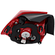 Driver and Passenger Side, Outer Halogen Tail Light, With bulb(s), OE Replacement