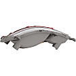 Driver and Passenger Side Back Up Lights, With bulb(s), Halogen, Clear & Red Lens