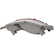 Driver and Passenger Side Back Up Lights, With bulb(s), Halogen, Clear & Red Lens