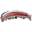 Driver and Passenger Side Back Up Lights, With bulb(s), Halogen, Clear & Red Lens