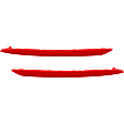 Rear, Driver and Passenger Side Bumper Reflector