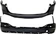 Rear, Upper and Lower Upper - Primed, Lower - Textured Bumper Cover CAPA Certified