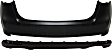 Rear, Upper and Lower Upper - Primed, Lower - Textured Bumper Cover