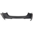 Rear, Upper And Lower Primed Bumper Cover