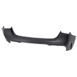 Rear, Upper And Lower Primed Bumper Cover CAPA Certified