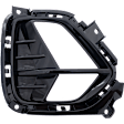 2020-2022 Kia Niro - Rear, Driver and Passenger Side Bumper Trims, Black