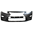 Front and Rear Primed Bumper Cover Base