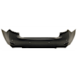 Front and Rear Primed Bumper Cover CAPA Certified