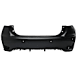 Front and Rear Primed Bumper Cover