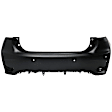 Front and Rear Primed Bumper Cover, CAPA Certified