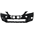 Front and Rear Primed Bumper Cover