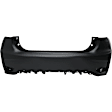 Front and Rear Primed Bumper Cover
