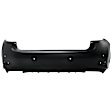 Front and Rear Primed Bumper Cover CAPA Certified