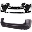 Front and Rear Primed Bumper Cover