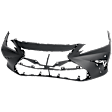 2022 Lexus ES350 Base - Front and Rear Primed Bumper Cover, North America Built Vehicle, For Models With F Sport Package, With Park Distance Control Sensor, CAPA Certified
