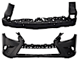 Front and Rear Primed Bumper Cover 4.6L, 8Cyl