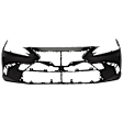 Front and Rear Primed Bumper Cover