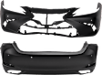 Front and Rear Primed Bumper Cover 3.5L, 6Cyl, CAPA Certified