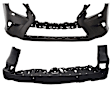 Front and Rear Primed Bumper Cover 4.6L, 8Cyl
