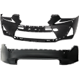 Front and Rear Primed Bumper Cover