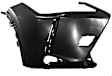 Front, Driver and Passenger Side Bumper End, Primed Plastic CAPA Certified