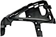 Front, Driver and Passenger Side, Outer Bumper Grilles, Textured Black