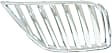Driver and Passenger Side Grille Assemblies, Chrome Shell and Insert, Grille