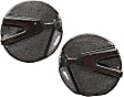 2017 Lexus IS200t - Driver and Passenger Side Grille Assemblies, Textured Black, Grille