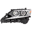 Driver and Passenger Side Headlights, without Bulbs, LED, For Models without Adaptive Headlights