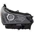 Driver and Passenger Side Headlights, without Bulbs, Halogen, For Models with F Sport Package, CAPA Certified