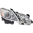 Driver and Passenger Side Headlights, without Bulbs, Halogen, For Models with Adaptive Headlights and without Headlights Washer