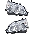 2012 Lexus GX460 - Driver and Passenger Side Halogen Headlight, Without bulb(s), OE Replacement