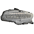 Driver and Passenger Side LED Headlight, With bulb(s), OE Replacement, CAPA Certified