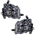 Front, Driver and Passenger Side Fog Lights, With Bulb(s), LED