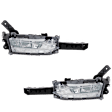 Front, Driver and Passenger Side LED Fog Light, With bulb(s), CAPA Certified