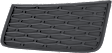 Front, Driver and Passenger Side, Upper Fog Light Trim, Textured Black