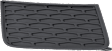 Front, Driver and Passenger Side, Upper Fog Light Trim, Textured Black