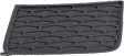 Front, Driver and Passenger Side, Upper Fog Light Trim, Textured Black