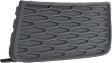 Front, Driver and Passenger Side, Upper Fog Light Trim, Textured Black